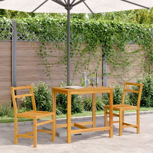  3 Piece Balcony Set Solid Wood Acacia A949-365854