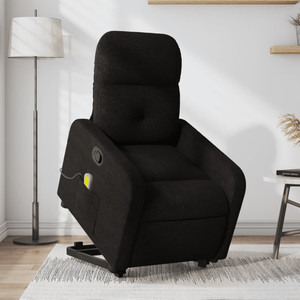  Stand up Massage Recliner Chair Black Fabric A949-3206947
