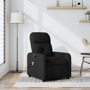  Massage Recliner Chair Black Fabric A949-374208