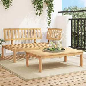  Patio Pallet Sofa Set 2 pcs Solid Wood Acacia A949-365853