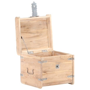 Chest 15.7"x15.7"x15.7" Solid Acacia Wood A949-289648