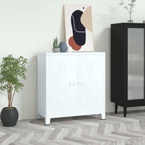  Industrial Storage Chest White 35.4"x15.7"x39.4" Steel A949-339624