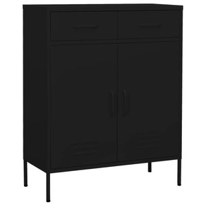  Storage Cabinet Black 31.5"x13.8"x40" Steel A949-336160
