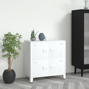  Industrial Storage Chest White 29.5"x15.7"x31.5" Steel A949-339626