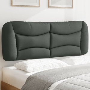  Headboard Cushion "Hvar" Dark Gray 53.9" Fabric A949-3207683