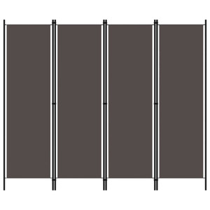  4-Panel Room Divider Anthracite 78.7"x70.9 A949-320721