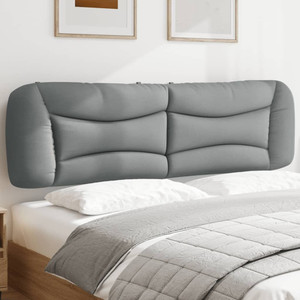  Headboard Cushion "Hvar" Light Gray 76" Fabric A949-374633