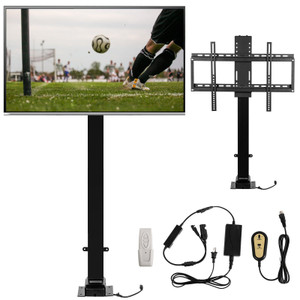 Motorized TV Lift with Swivel, Adjustable Height 28.74-68.11 Inch for 32-70 Inch TVs, Remote Contro E415-SHC340D1000BSJDSJV1