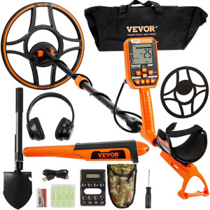 Waterproof Metal Detector, 12" Coil, Professional Rechargeable Gold Detector, 39-50 in Adjustable w E415-YJSJSTCQ126981HYDV0