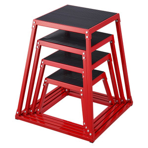 Plyometric Jump Boxes, 12/18/24/30 Inch Plyo Box, Platform and Jumping Agility Box, Anti-Slip Fitne E415-TXTD12YC18YCKW925V0