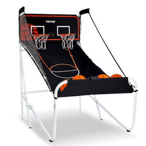 Foldable Basketball Arcade Game, 2 Player Indoor Basketball Game, Home Dual Shot Sport with 5 Balls E415-TJZDLQQYXJ15LCA1RV9