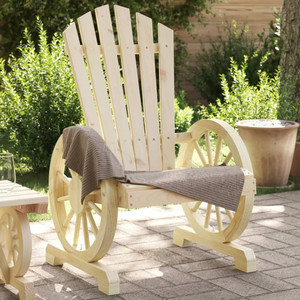 Patio Adirondack Chair Solid Wood Fir A949-365089
