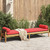 Patio Bench with Cushion Brown Poly Rattan Acacia A949-366302