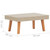 Patio Coffee Table Poly Rattan Beige A949-310221