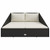 Garden Bed Black 43.3"x78.7" Poly Rattan A949-42667