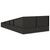 Garden Bed Black 43.3"x78.7" Poly Rattan A949-42667