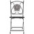 Mosaic Bistro Chairs 2 pcs Gray A949-46716