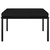 3 Piece Patio Lounge Set with Cushions Black PVC A949-48594