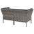 6 Piece Patio Lounge Set with Cushions Poly Rattan Gray A949-48950