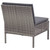 6 Piece Patio Lounge Set with Cushions Poly Rattan Gray A949-48950