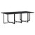 13 Piece Patio Dining Set with Cushions Black Textilene A949-3295085
