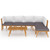 7 Piece Patio Lounge Set with Cushions Solid Acacia Wood A949-3087006