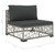 8 Piece Patio Lounge Set with Cushions Poly Rattan Gray A949-48301