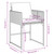 Patio Chairs with Cushions 4 pcs Beige Poly Rattan A949-4007479