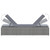 Sun Lounger with Cushion Poly Rattan Gray A949-46220