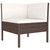 6 Piece Patio Lounge Set with Cushions Poly Rattan Brown A949-3056961