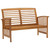 4 Piece Patio Lounge Set Solid Acacia Wood A949-3057971