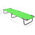 Folding Sun Lounger Steel Green A949-310347