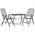3 Piece Patio Dining Set Expanded Metal Mesh Anthracite A949-3084721