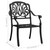 Patio Chairs 2 pcs Cast Aluminum Black A949-315568