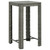 3 Piece Patio Bar Set with Cushions Poly Rattan Gray A949-3064776