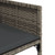 9 Piece Patio Dining Set with Cushions Gray Poly Rattan A949-3278149