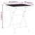 3 Piece Patio Dining Set Expanded Metal Mesh Anthracite A949-3084717