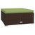 7 Piece Patio Lounge Set with Cushions Poly Rattan Brown A949-3101828