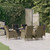 7 Piece Patio Dining Set Brown Poly Rattan A949-3156799