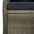 7 Piece Patio Dining Set Brown Poly Rattan A949-3156799