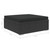 4 Piece Patio Lounge Set with Cushions Poly Rattan Black A949-48285