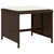 9 Piece Patio Dining Set with Cushions Brown Poly Rattan A949-3277904