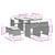 9 Piece Patio Dining Set with Cushions Brown Poly Rattan A949-3277904