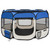  Foldable Dog Playpen with Carrying Bag Blue 43.3"x43.3"x22.8 A949-171014