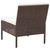 6 Piece Patio Lounge Set with Cushions Poly Rattan Brown A949-48935