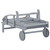 Patio Sun Lounger Gray Solid Acacia Wood A949-45939