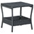 3 Piece Patio Lounge Set with Cushions Poly Rattan Dark Gray A949-3060180