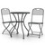3 Piece Patio Dining Set Expanded Metal Mesh Anthracite A949-3084707