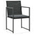 9 Piece Patio Dining Set with Cushions Poly Rattan Black A949-44445