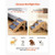 Wood Pet Stairs, 3-Step Dog Stairs for High Beds, Sofa & Cars, 150lbs Load Capacity, Non-Slip Surfa E415-LTSFZDGLTGDSYZY74001V0